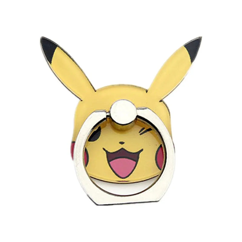 Pokemon pikachu Anime Charmander Bulbasqur Mobile Phone Ring Stand Various Styles Portable Suitable Anime figure kids Toy gifts