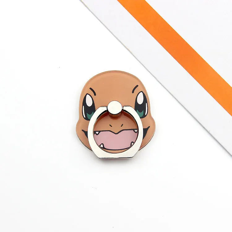 Pokemon pikachu Anime Charmander Bulbasqur Mobile Phone Ring Stand Various Styles Portable Suitable Anime figure kids Toy gifts