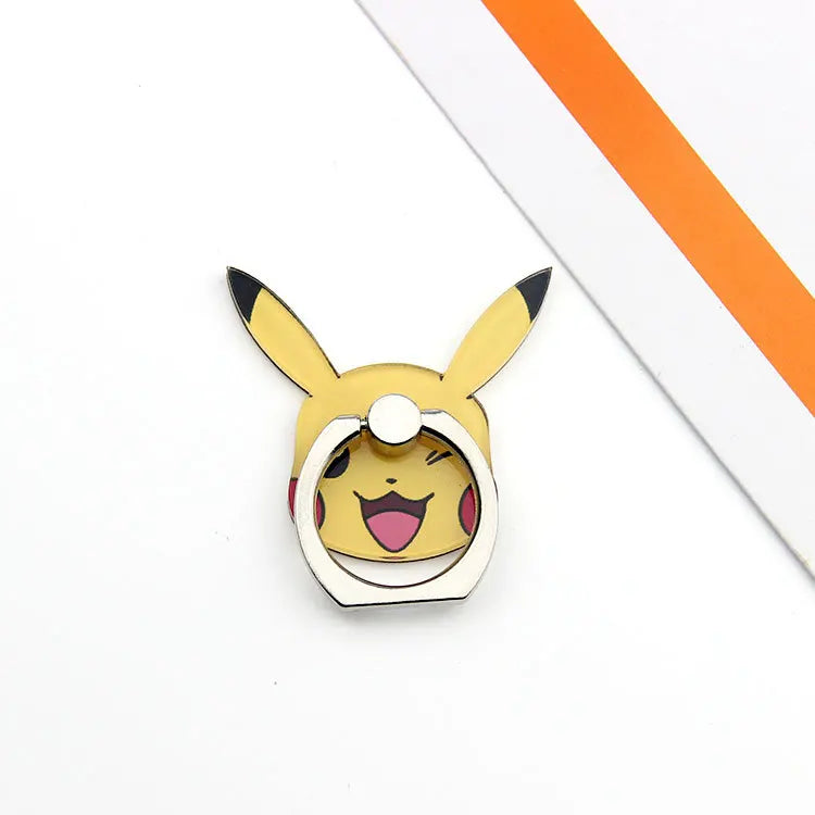 Pokemon pikachu Anime Charmander Bulbasqur Mobile Phone Ring Stand Various Styles Portable Suitable Anime figure kids Toy gifts