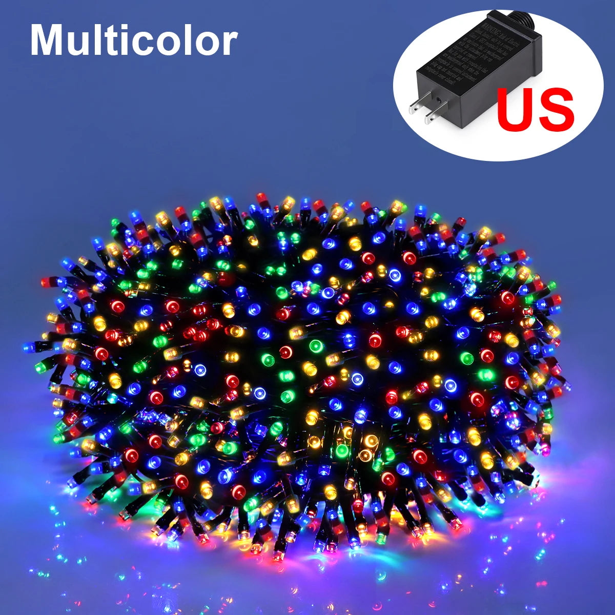 50M 100M 24V LED Christmas Lights Fairy Garland String Light Waterproof For Outdoor Garden Home Holiday New Year Party Decor.