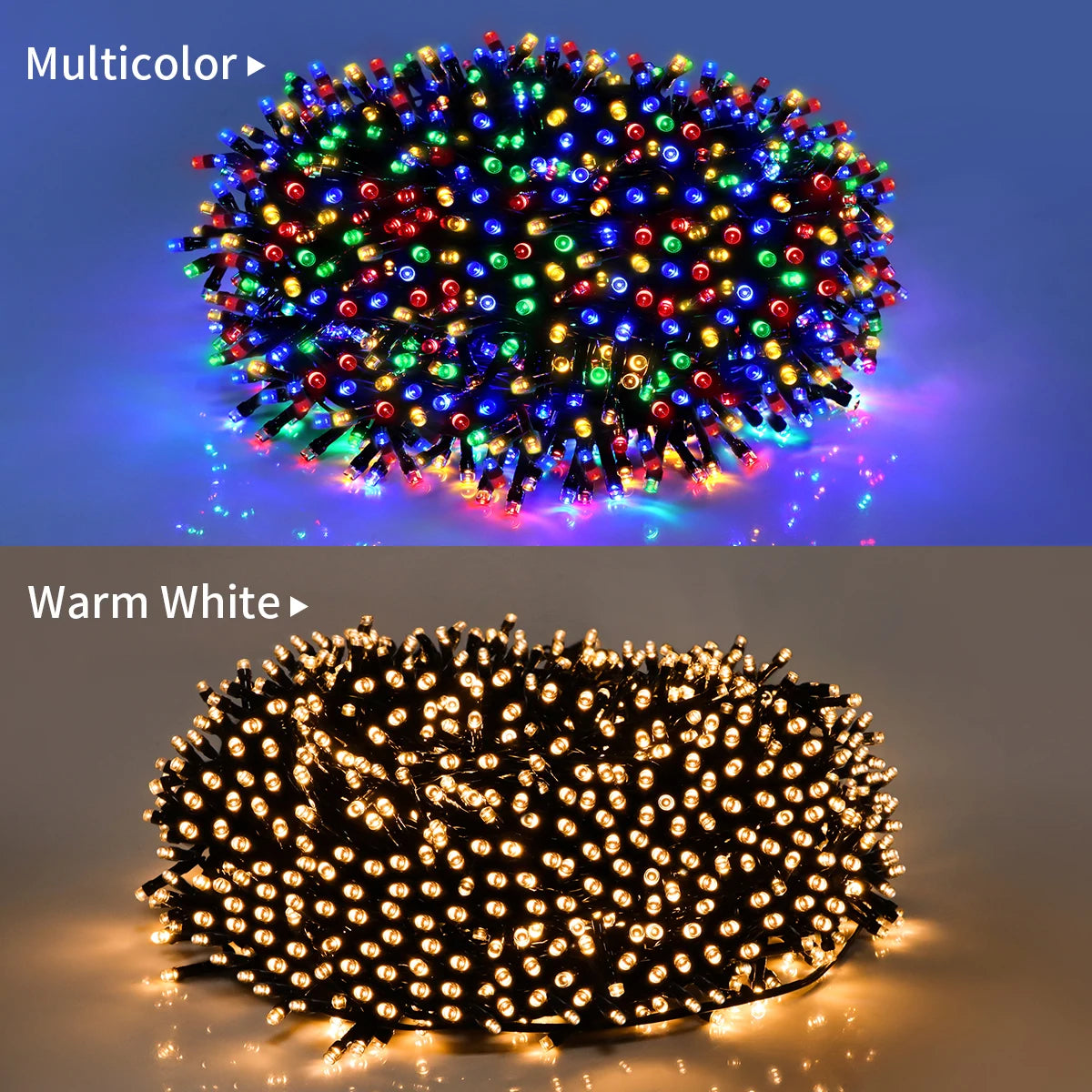 50M 100M 24V LED Christmas Lights Fairy Garland String Light Waterproof For Outdoor Garden Home Holiday New Year Party Decor.