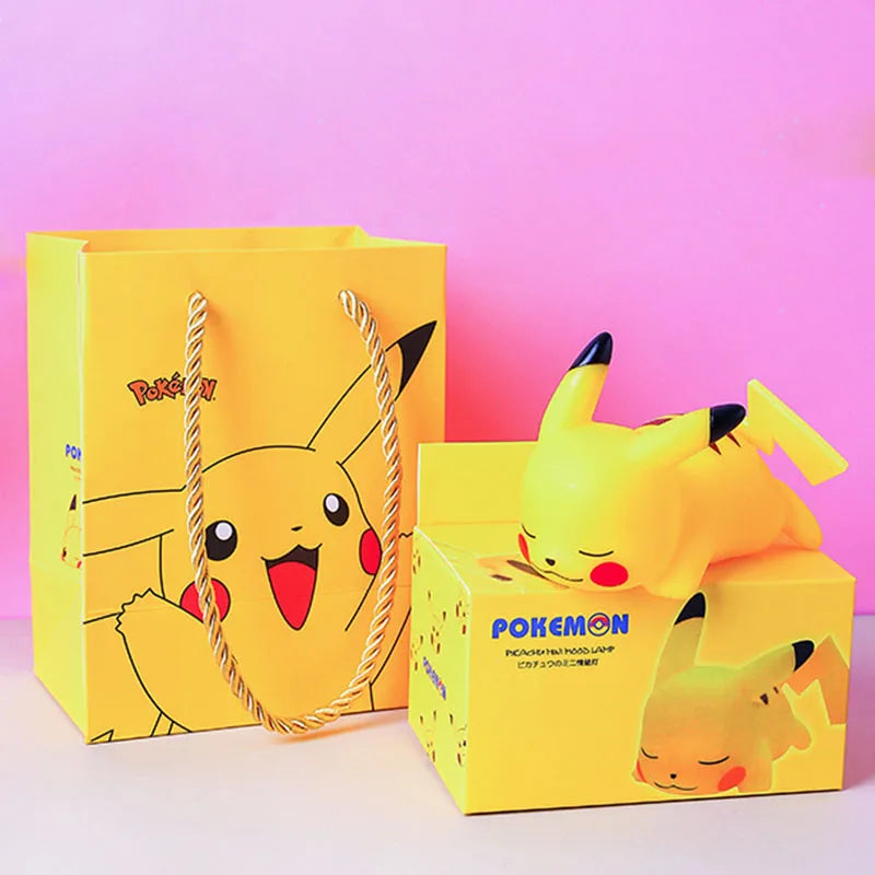 Pokemon Pikachu Night Light Glowing Children Toy Pokemon Pikachu Cute Bedside Lamp Children's Birthday Christmas Present