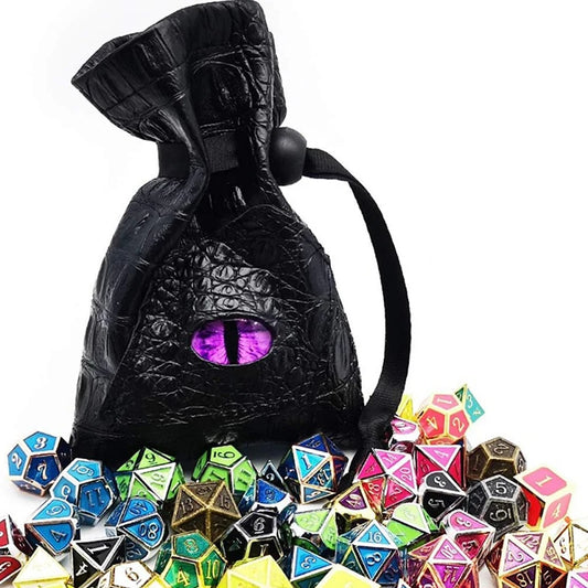 pu waterproof drawstring dice bag leather dnd dice pouch tarots oracle cards storage bag gift coins jewelry accessories dice bag