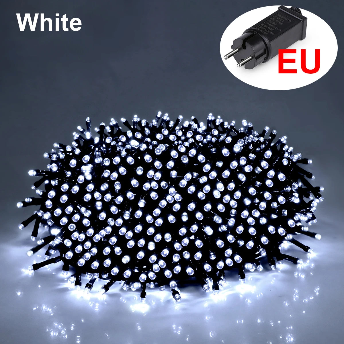 50M 100M 24V LED Christmas Lights Fairy Garland String Light Waterproof For Outdoor Garden Home Holiday New Year Party Decor.