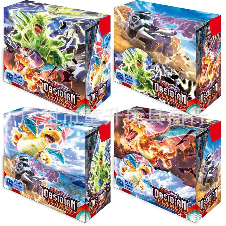 324/360 Pcs/Set Pokemon Card SCARLET&VIOLE 151 Obsidian Flames PALDEAN FATES Ultra Prism English Booster Battle Transaction Card