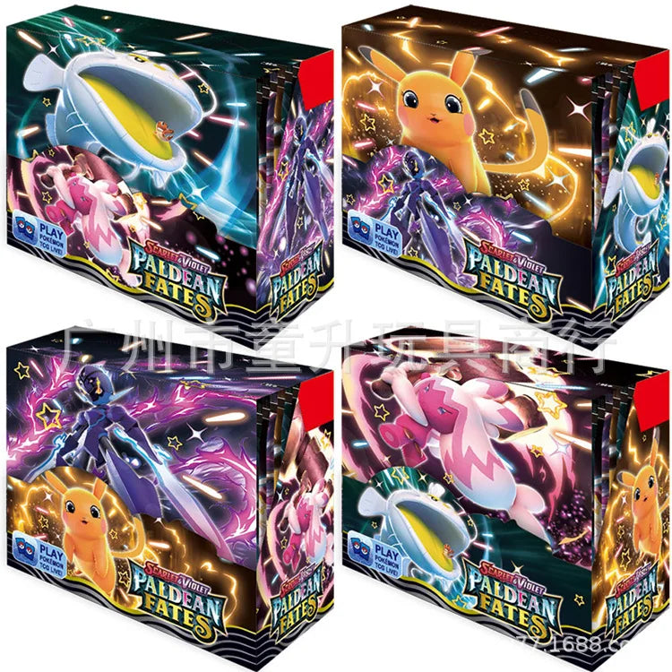 324/360 Pcs/Set Pokemon Card SCARLET&VIOLE 151 Obsidian Flames PALDEAN FATES Ultra Prism English Booster Battle Transaction Card